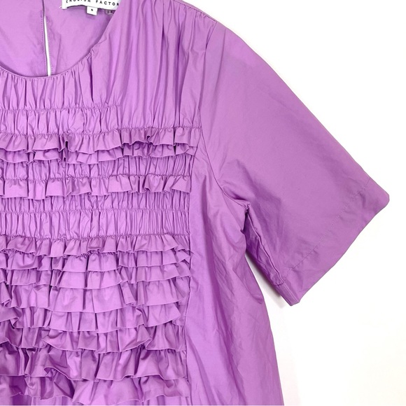 English Factory Lavender Ruffle Dress - Picture 4 of 9